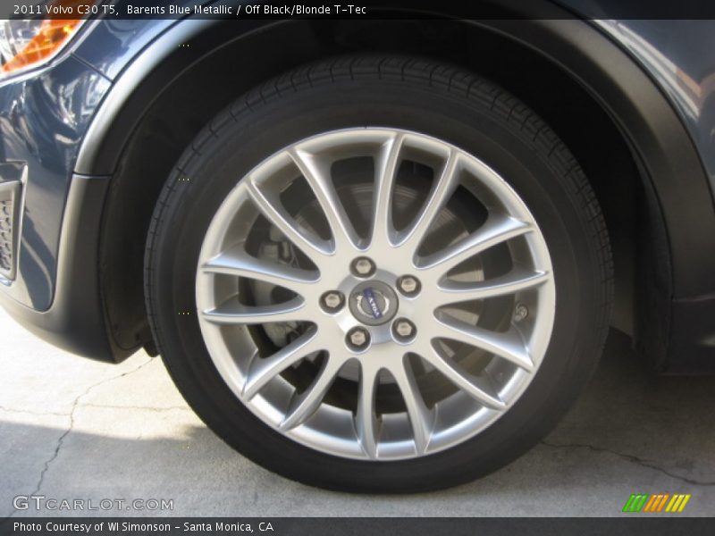Barents Blue Metallic / Off Black/Blonde T-Tec 2011 Volvo C30 T5