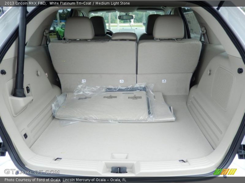 White Platinum Tri-Coat / Medium Light Stone 2013 Lincoln MKX FWD