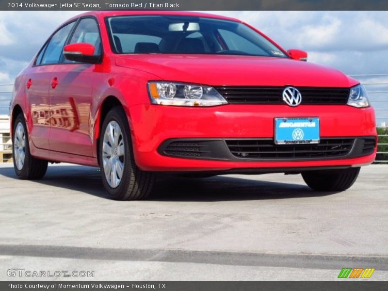 Tornado Red / Titan Black 2014 Volkswagen Jetta SE Sedan