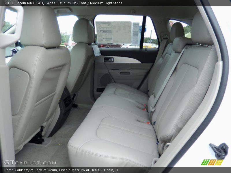 White Platinum Tri-Coat / Medium Light Stone 2013 Lincoln MKX FWD