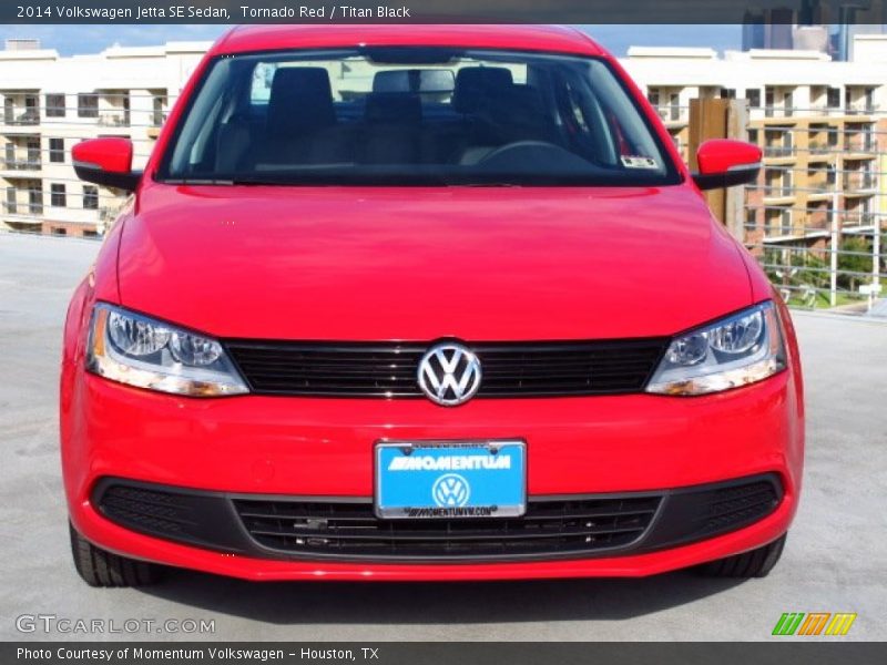 Tornado Red / Titan Black 2014 Volkswagen Jetta SE Sedan