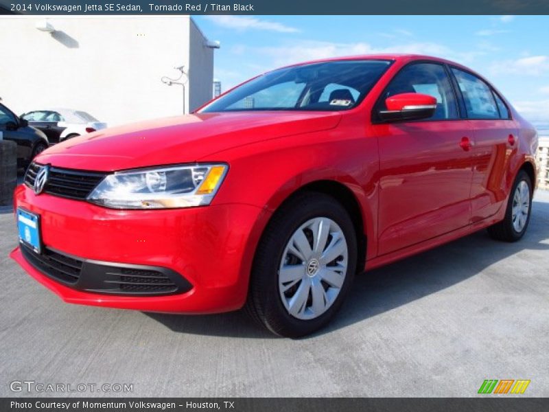 Tornado Red / Titan Black 2014 Volkswagen Jetta SE Sedan