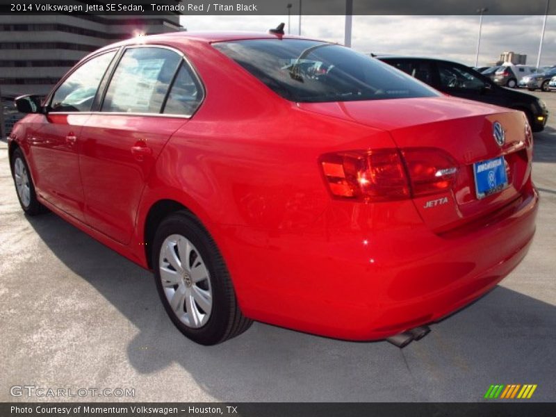 Tornado Red / Titan Black 2014 Volkswagen Jetta SE Sedan