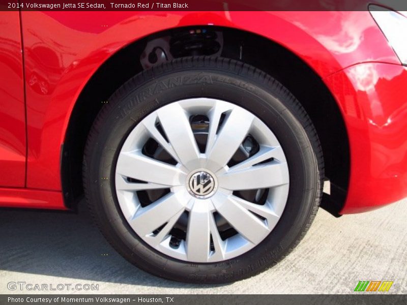 Tornado Red / Titan Black 2014 Volkswagen Jetta SE Sedan