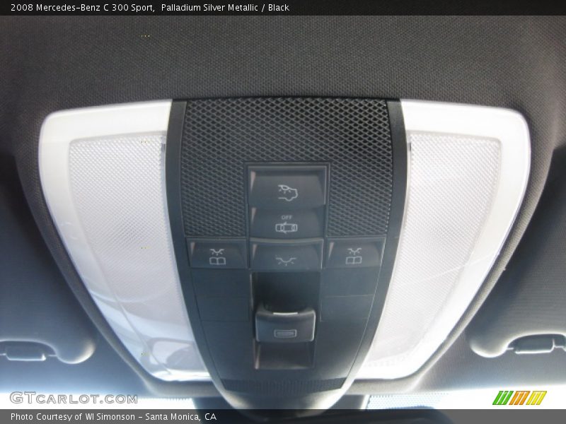 Palladium Silver Metallic / Black 2008 Mercedes-Benz C 300 Sport