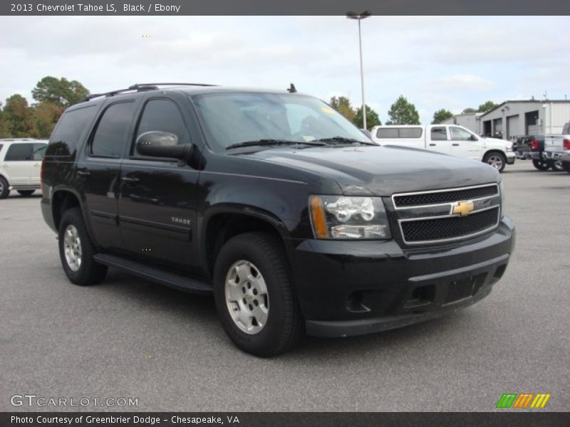 Black / Ebony 2013 Chevrolet Tahoe LS