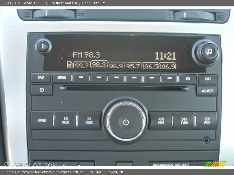 Quicksilver Metallic / Light Titanium 2012 GMC Acadia SLT