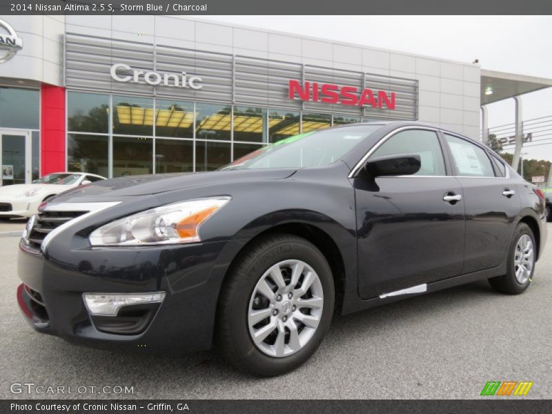 Storm Blue / Charcoal 2014 Nissan Altima 2.5 S