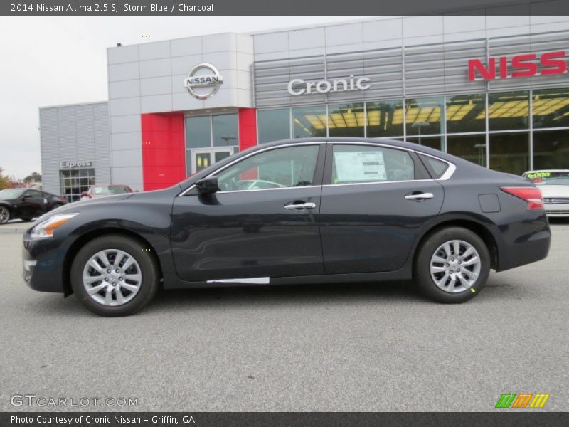 Storm Blue / Charcoal 2014 Nissan Altima 2.5 S