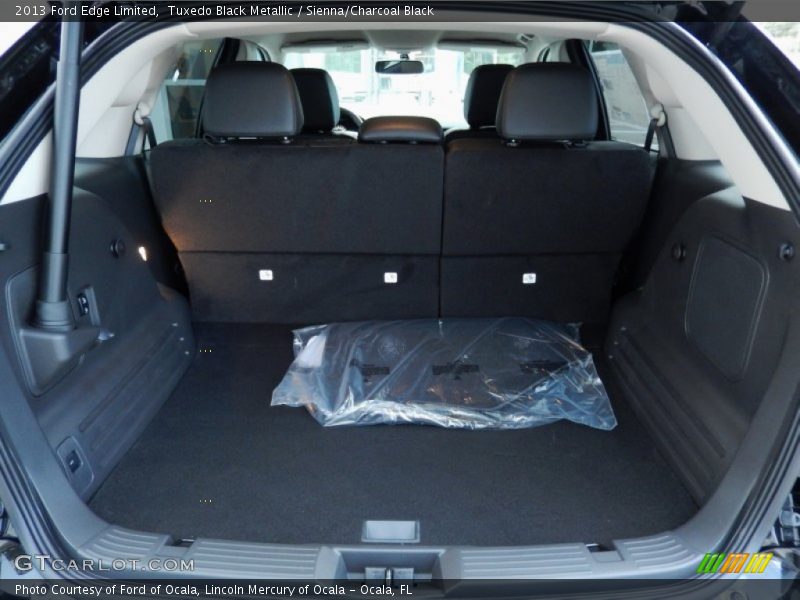 Tuxedo Black Metallic / Sienna/Charcoal Black 2013 Ford Edge Limited