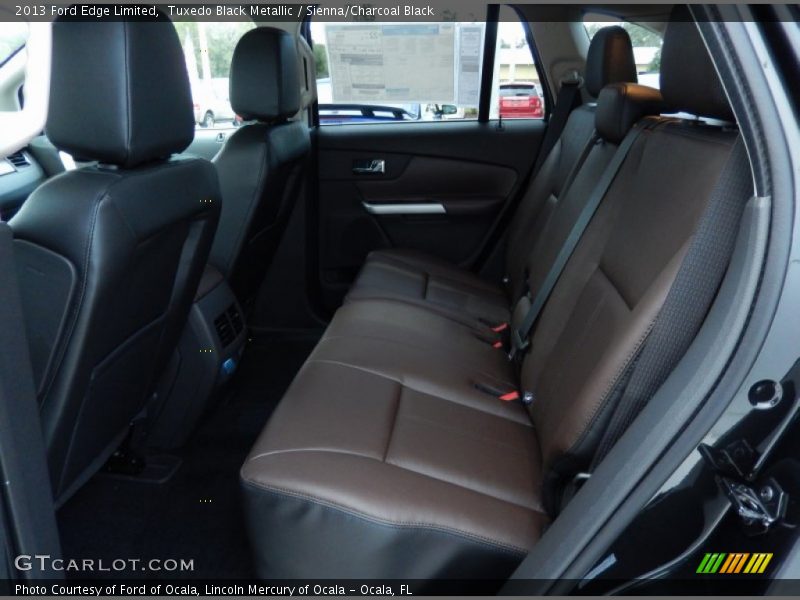 Tuxedo Black Metallic / Sienna/Charcoal Black 2013 Ford Edge Limited