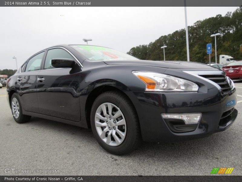 Storm Blue / Charcoal 2014 Nissan Altima 2.5 S