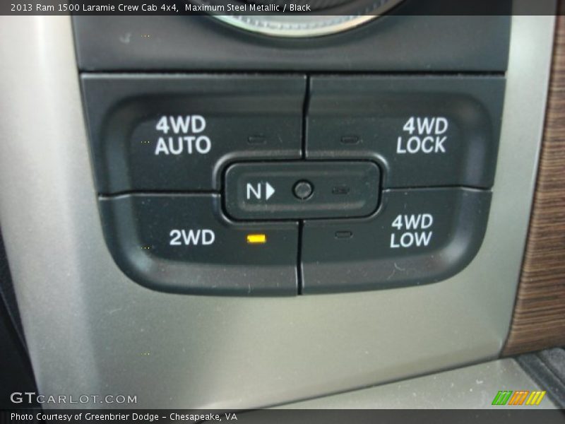 Maximum Steel Metallic / Black 2013 Ram 1500 Laramie Crew Cab 4x4
