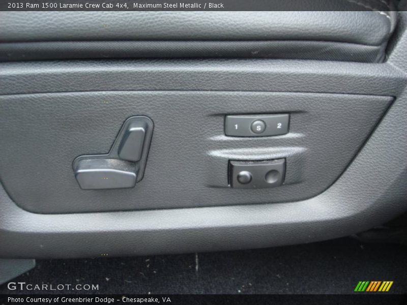 Maximum Steel Metallic / Black 2013 Ram 1500 Laramie Crew Cab 4x4