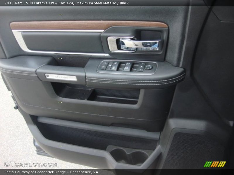 Maximum Steel Metallic / Black 2013 Ram 1500 Laramie Crew Cab 4x4