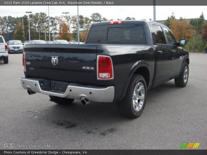 Maximum Steel Metallic / Black 2013 Ram 1500 Laramie Crew Cab 4x4