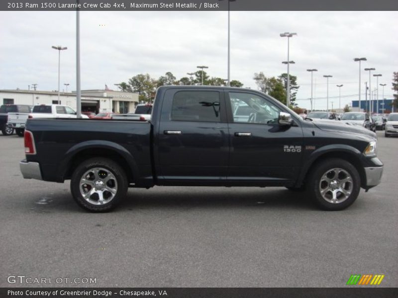 Maximum Steel Metallic / Black 2013 Ram 1500 Laramie Crew Cab 4x4