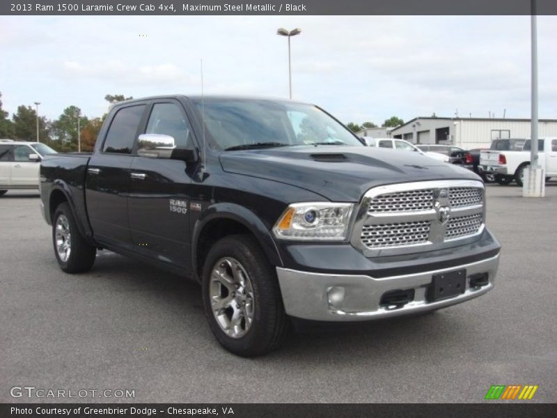 Maximum Steel Metallic / Black 2013 Ram 1500 Laramie Crew Cab 4x4