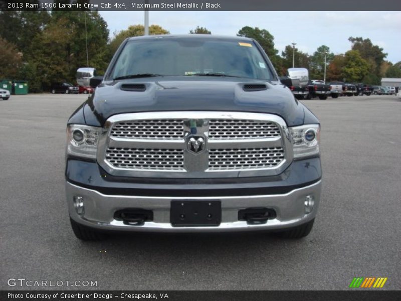 Maximum Steel Metallic / Black 2013 Ram 1500 Laramie Crew Cab 4x4