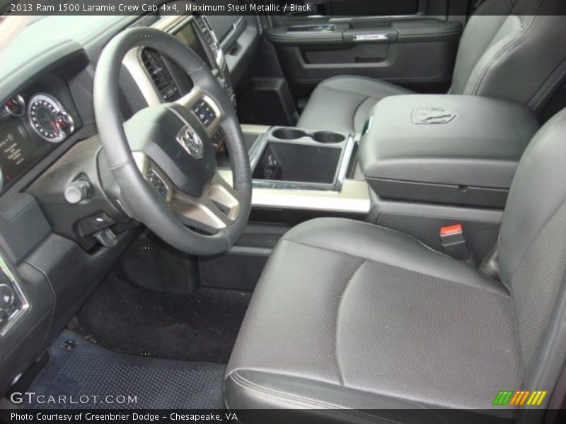 Maximum Steel Metallic / Black 2013 Ram 1500 Laramie Crew Cab 4x4