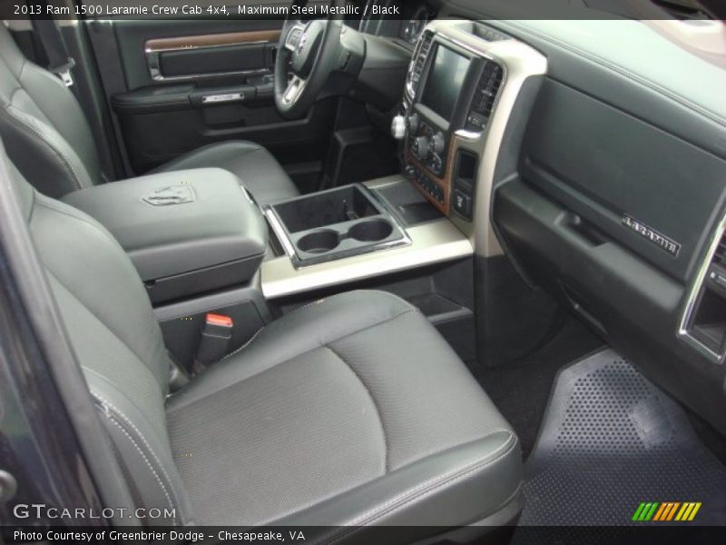Maximum Steel Metallic / Black 2013 Ram 1500 Laramie Crew Cab 4x4