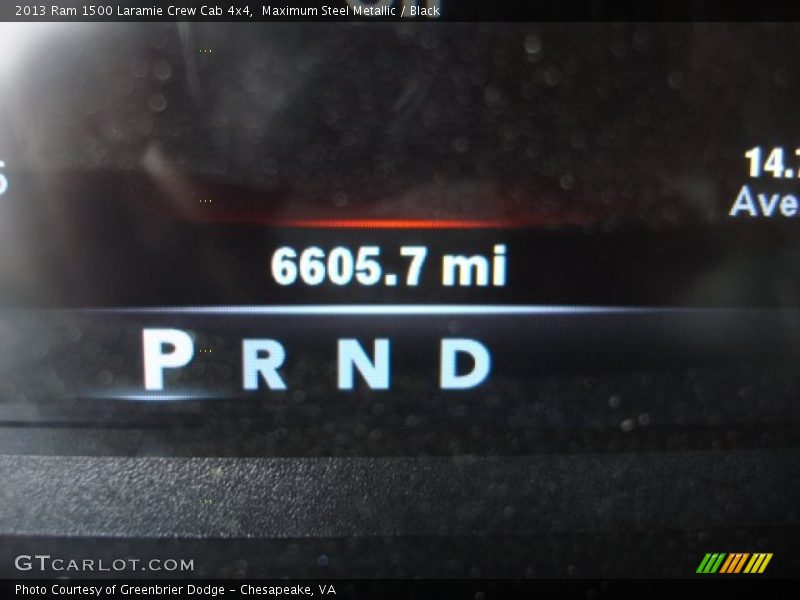 Maximum Steel Metallic / Black 2013 Ram 1500 Laramie Crew Cab 4x4