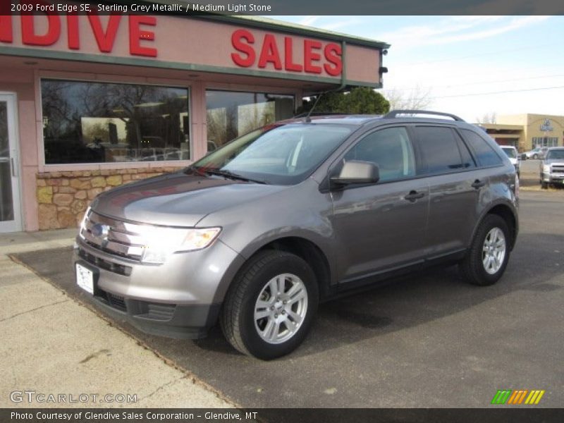 Sterling Grey Metallic / Medium Light Stone 2009 Ford Edge SE