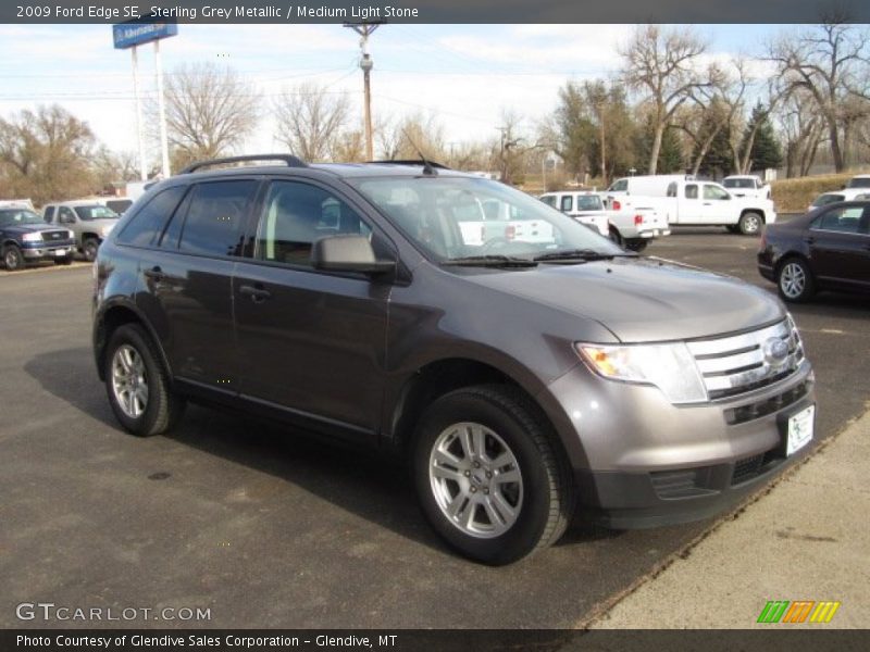Sterling Grey Metallic / Medium Light Stone 2009 Ford Edge SE