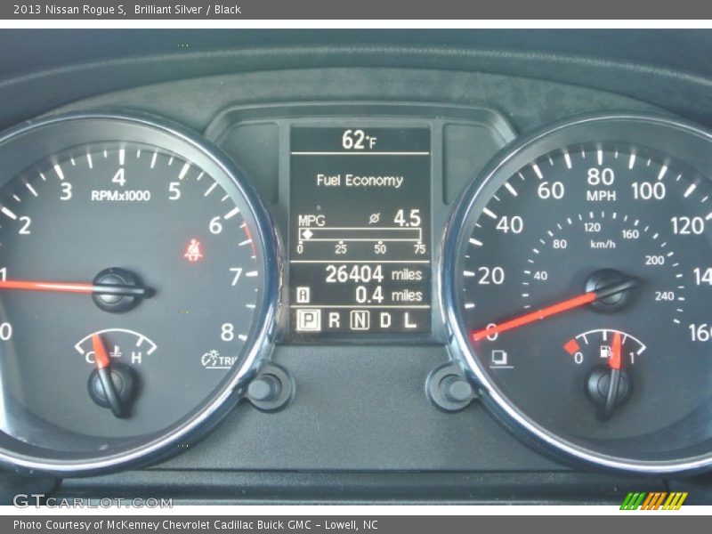 Brilliant Silver / Black 2013 Nissan Rogue S