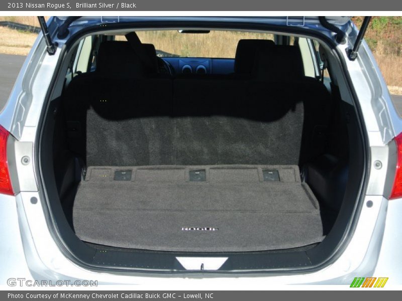 Brilliant Silver / Black 2013 Nissan Rogue S