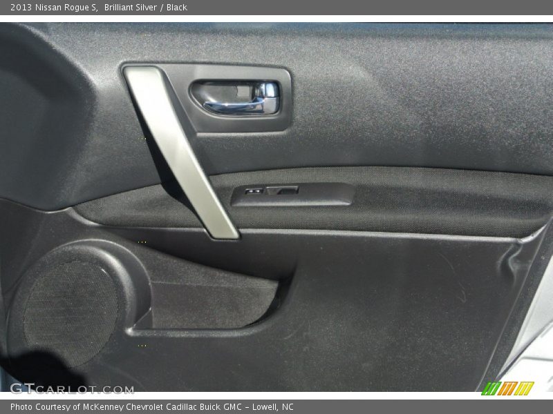 Brilliant Silver / Black 2013 Nissan Rogue S
