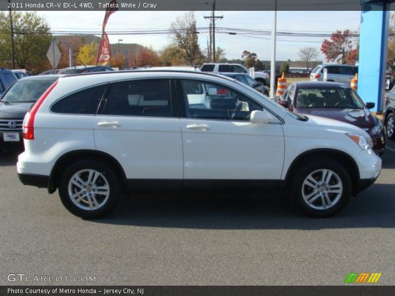 Taffeta White / Gray 2011 Honda CR-V EX-L 4WD