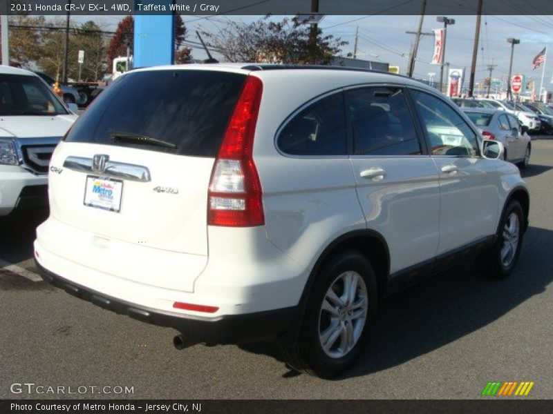 Taffeta White / Gray 2011 Honda CR-V EX-L 4WD