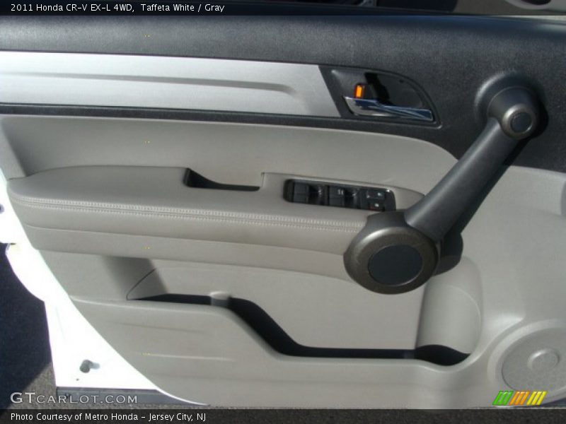Taffeta White / Gray 2011 Honda CR-V EX-L 4WD