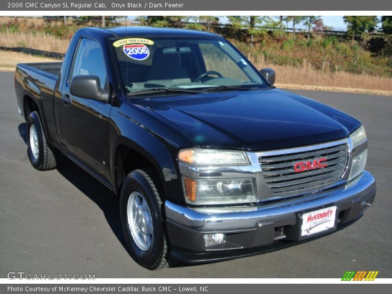 Onyx Black / Dark Pewter 2006 GMC Canyon SL Regular Cab