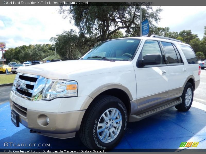 White Platinum / Camel 2014 Ford Expedition XLT 4x4