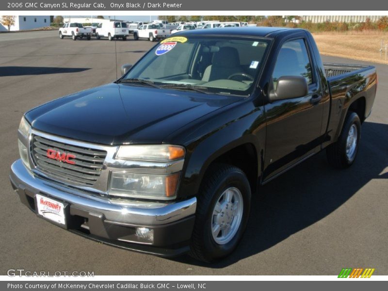 Onyx Black / Dark Pewter 2006 GMC Canyon SL Regular Cab