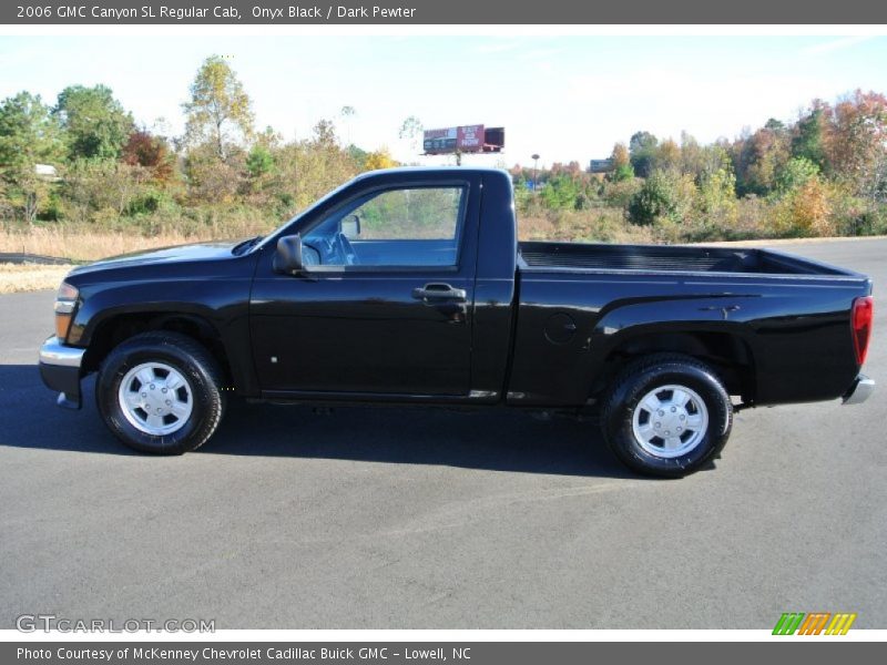 Onyx Black / Dark Pewter 2006 GMC Canyon SL Regular Cab