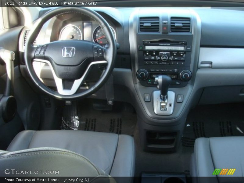 Taffeta White / Gray 2011 Honda CR-V EX-L 4WD