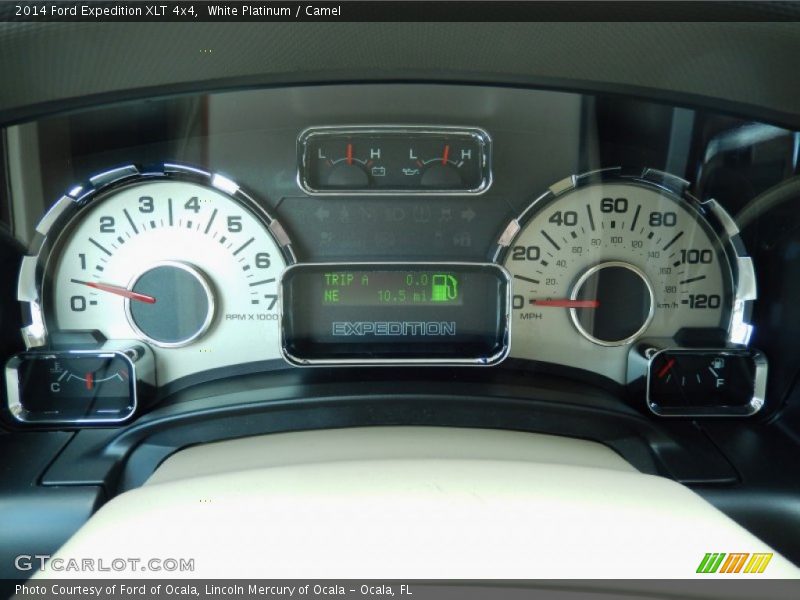 White Platinum / Camel 2014 Ford Expedition XLT 4x4