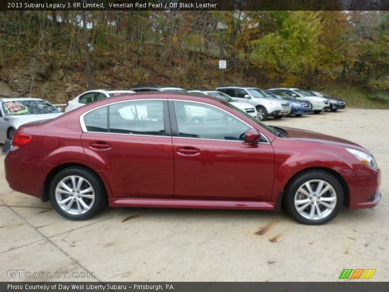 Venetian Red Pearl / Off Black Leather 2013 Subaru Legacy 3.6R Limited