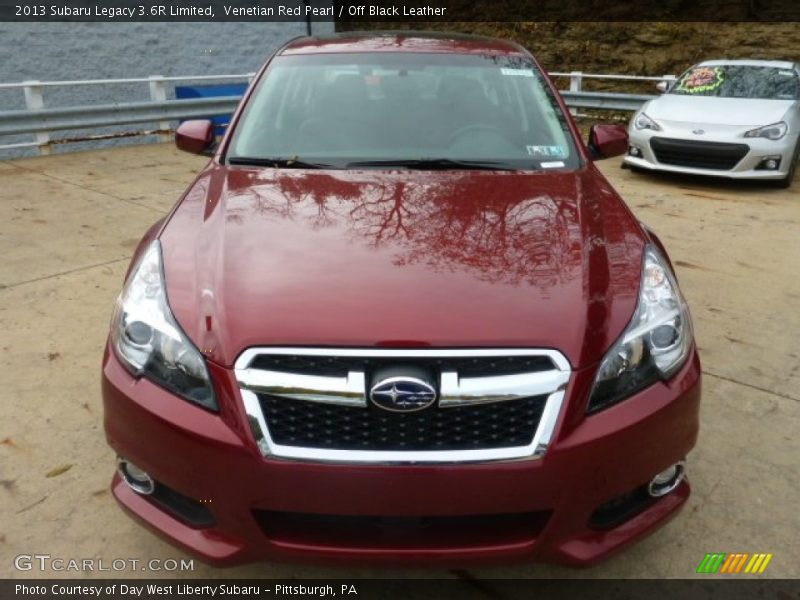 Venetian Red Pearl / Off Black Leather 2013 Subaru Legacy 3.6R Limited