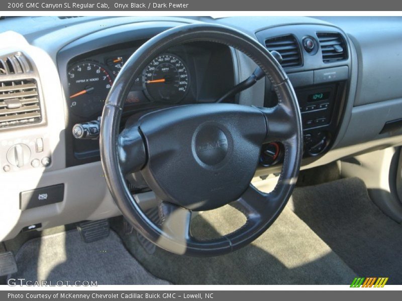 Onyx Black / Dark Pewter 2006 GMC Canyon SL Regular Cab