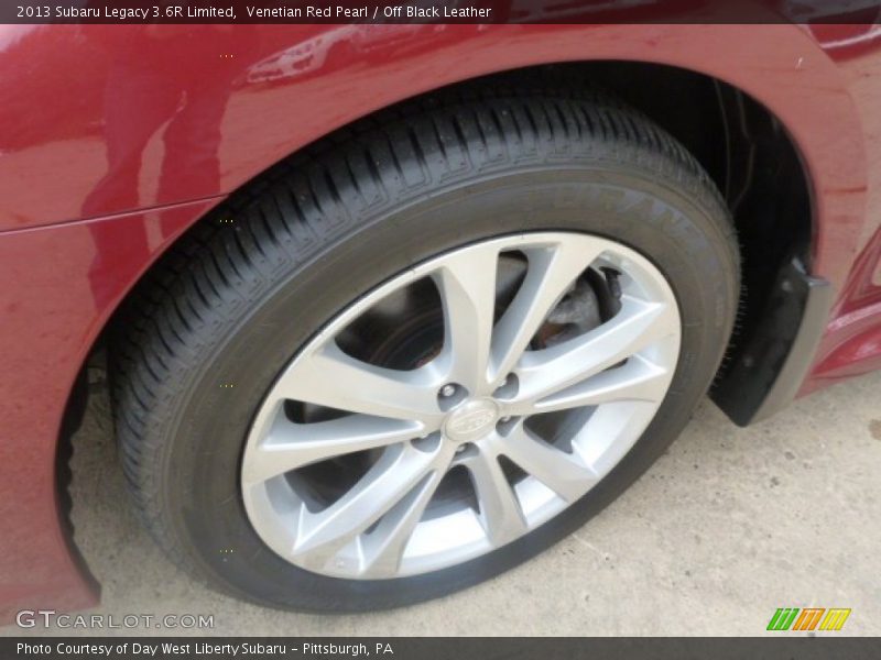 Venetian Red Pearl / Off Black Leather 2013 Subaru Legacy 3.6R Limited