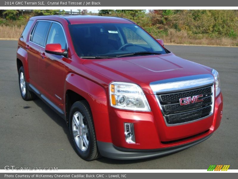 Crystal Red Tintcoat / Jet Black 2014 GMC Terrain SLE