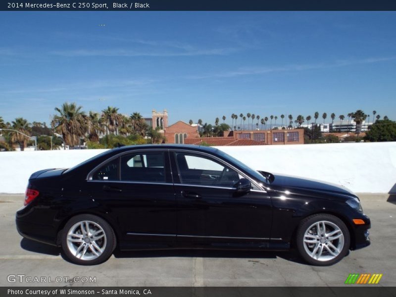 Black / Black 2014 Mercedes-Benz C 250 Sport