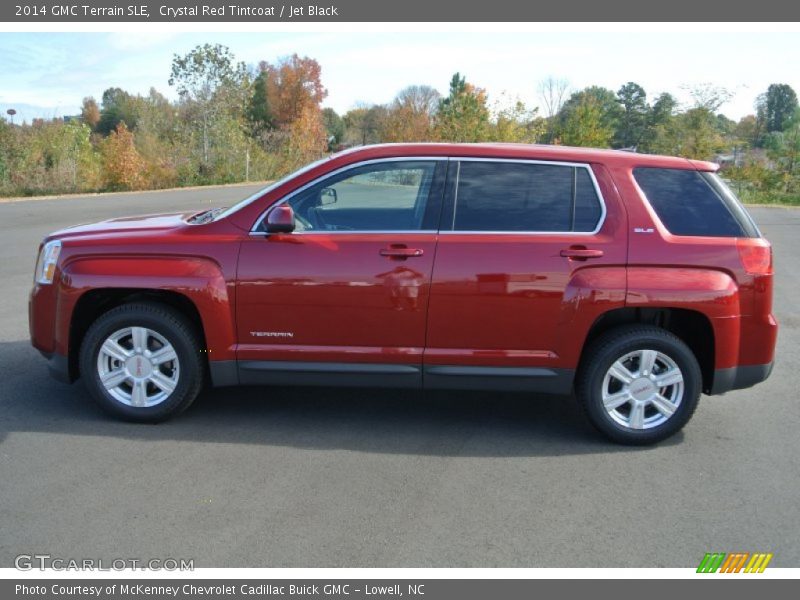 Crystal Red Tintcoat / Jet Black 2014 GMC Terrain SLE