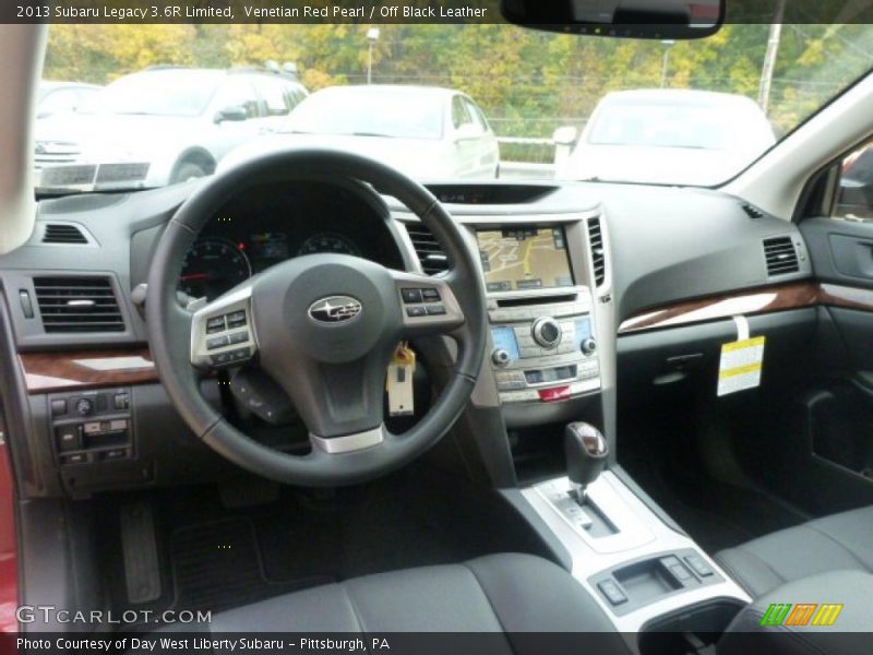 Venetian Red Pearl / Off Black Leather 2013 Subaru Legacy 3.6R Limited