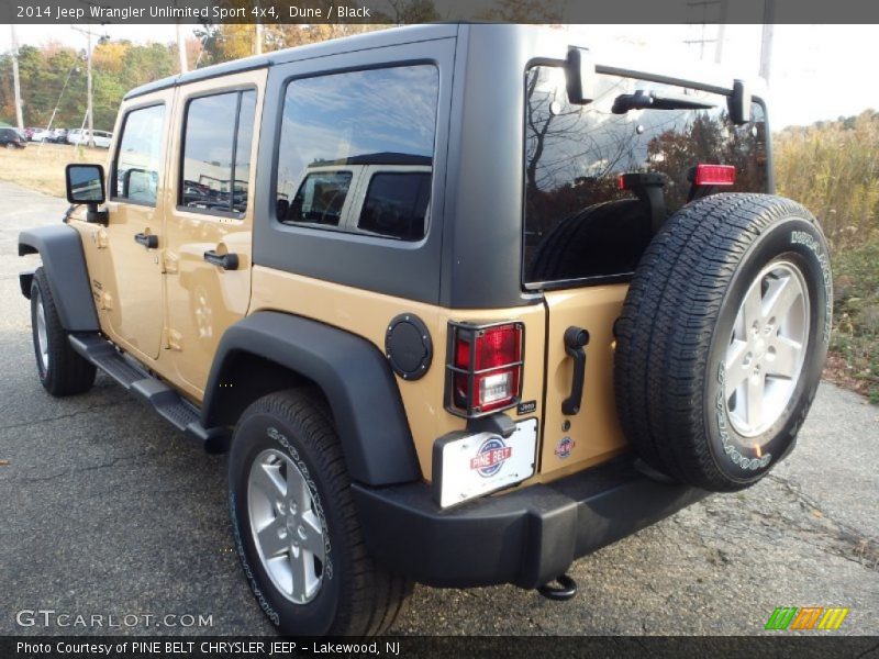 Dune / Black 2014 Jeep Wrangler Unlimited Sport 4x4