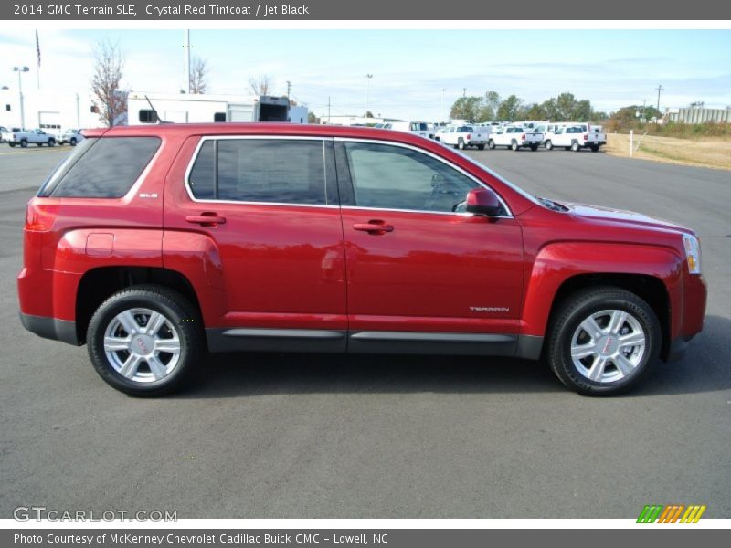 Crystal Red Tintcoat / Jet Black 2014 GMC Terrain SLE